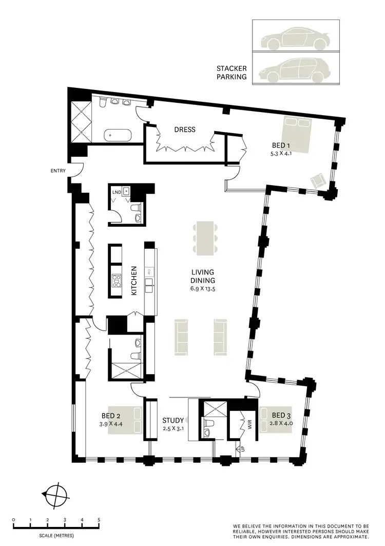 Floorplan of Homely apartment listing, 411/2 York Street, Sydney NSW 2000