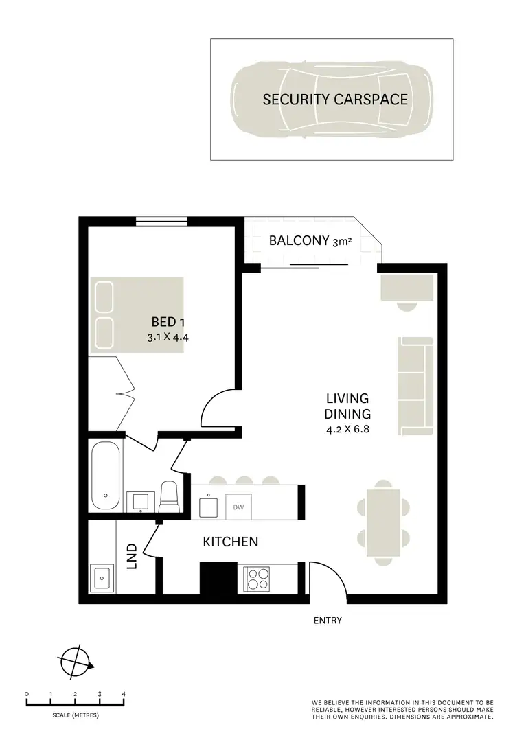 Floorplan of Homely apartment listing, 404/2-12 Glebe Point Road, Glebe NSW 2037