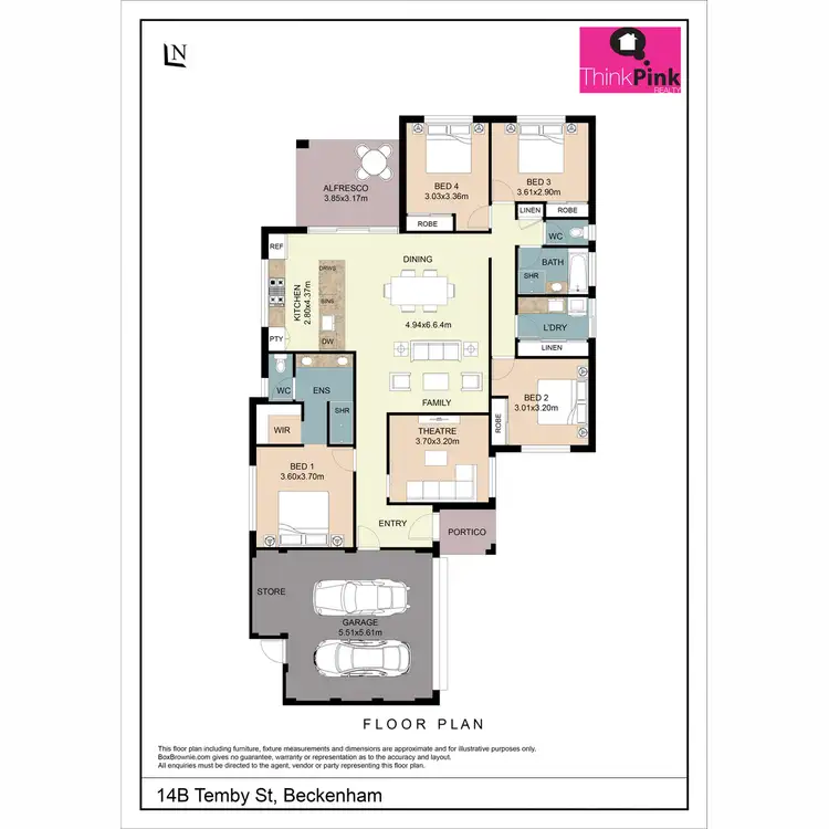 Floorplan of Homely villa listing, 2/14 Temby Street, Beckenham WA 6107