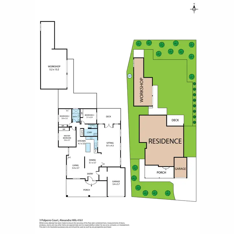 Floorplan of Homely house listing, 3 Polperro Court, Alexandra Hills QLD 4161