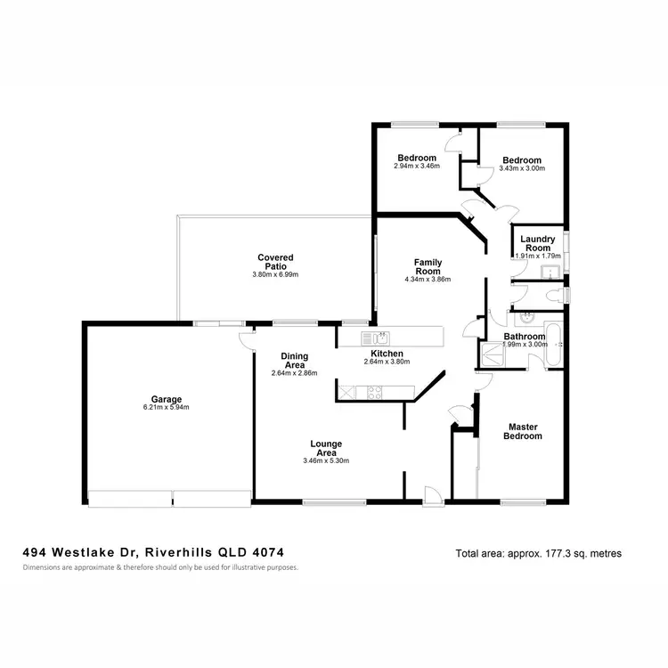 Floorplan of Homely house listing, 494 Westlake Drive, Riverhills QLD 4074