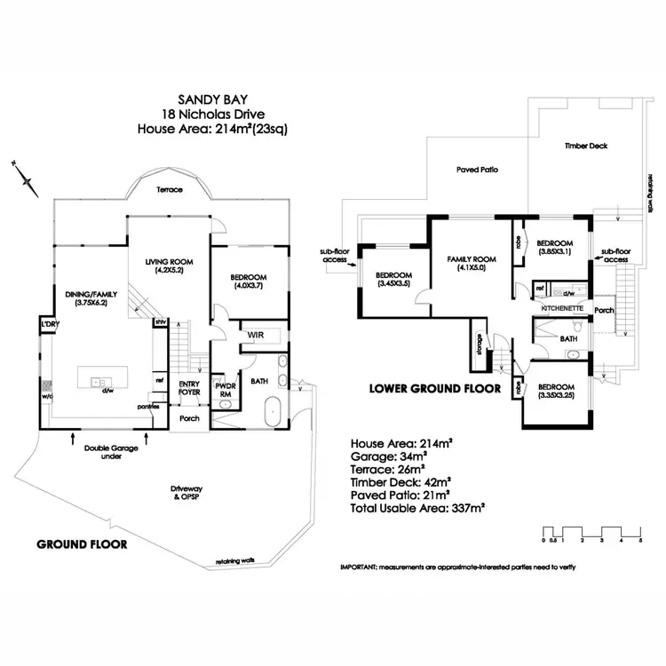 Floorplan of Homely house listing, 18 Nicholas Drive, Sandy Bay TAS 7005
