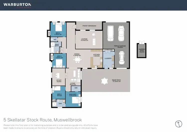Floorplan of Homely house listing, 5 Skellatar Stock Route, Muswellbrook NSW 2333