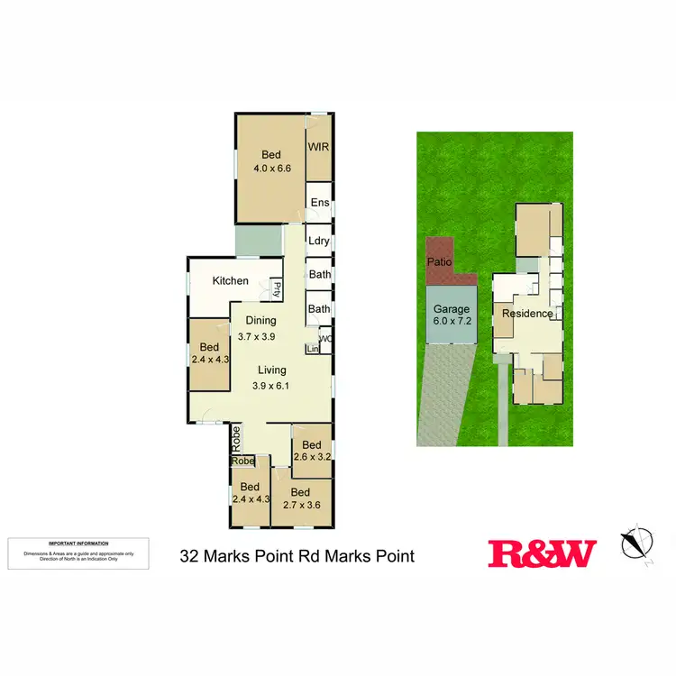 Floorplan of Homely house listing, 32 Marks Point Road, Marks Point NSW 2280