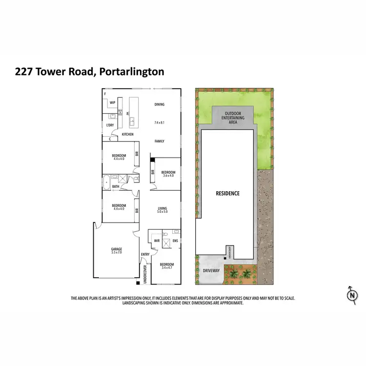 Floorplan of Homely house listing, 227 Tower Road, Portarlington VIC 3223