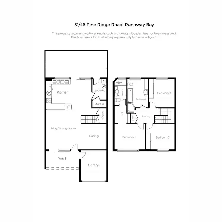 Floorplan of Homely semi-detached listing, 51/469 Pine Ridge Road, Runaway Bay QLD 4216
