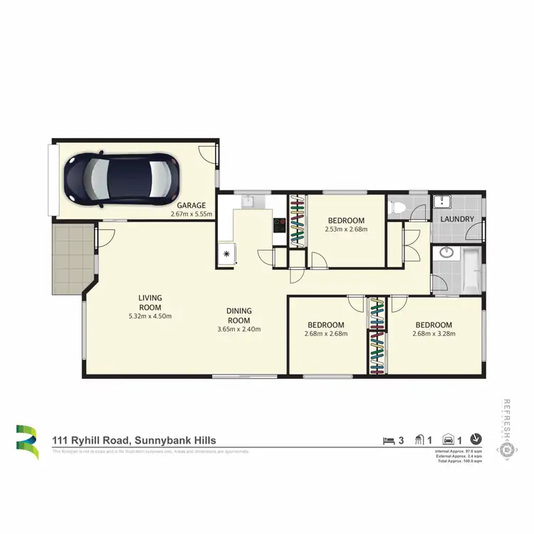 Floorplan of Homely house listing, 111 Ryhill Road, Sunnybank Hills QLD 4109