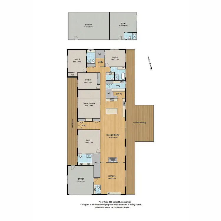 Floorplan of Homely house listing, 201 Ure Road, Gembrook VIC 3783
