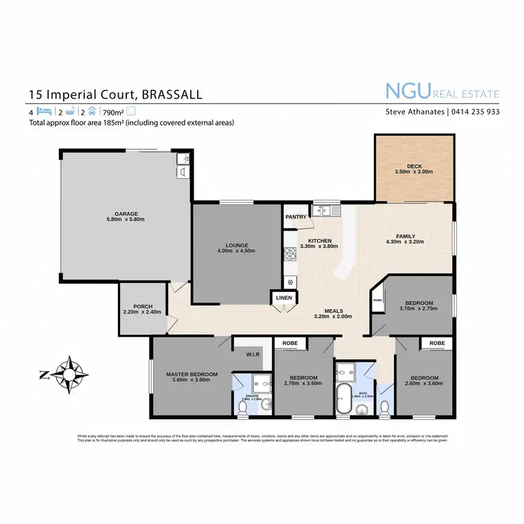 Floorplan of Homely house listing, 15 Imperial Court, Brassall QLD 4305
