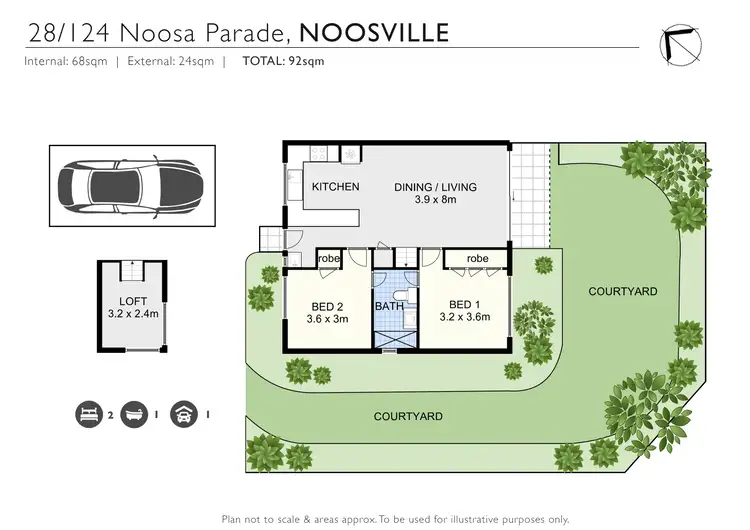 Floorplan of Homely apartment listing, 28/124 Noosa Parade, Noosaville QLD 4566