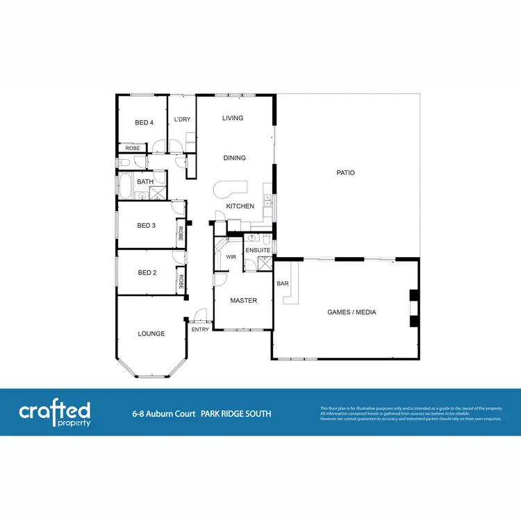 Floorplan of Homely house listing, 8 Auburn Court, Park Ridge South QLD 4125