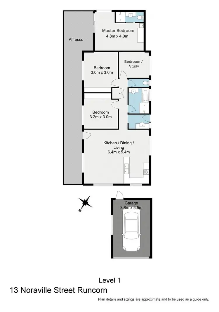 Floorplan of Homely house listing, 13 Noraville Street, Runcorn QLD 4113