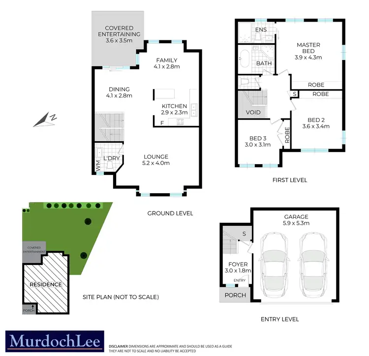 Floorplan of Homely townhouse listing, 1/2 Parsonage Road, Castle Hill NSW 2154
