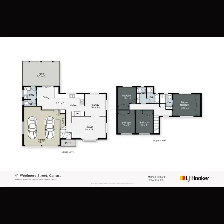 Floorplan of Homely house listing, 41 Woolmere Street, Carrara QLD 4211