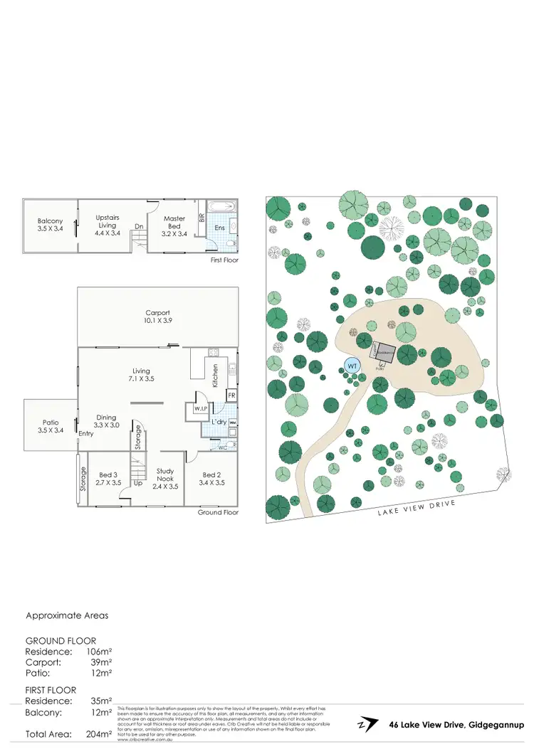Floorplan of Homely house listing, 46 Lakeview Drive, Gidgegannup WA 6083