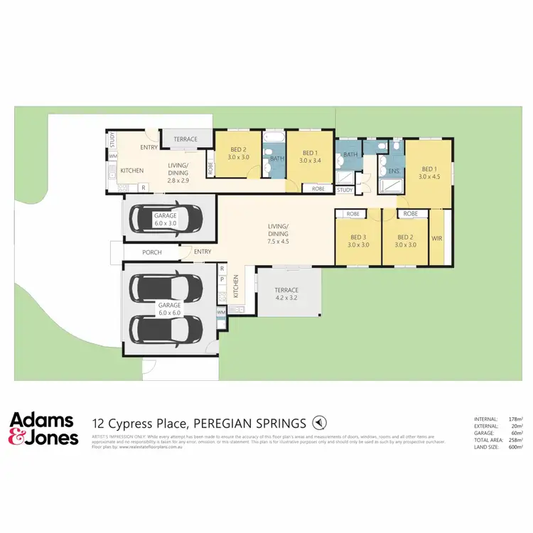 Floorplan of Homely house listing, 12 Cypress Place, Peregian Springs QLD 4573