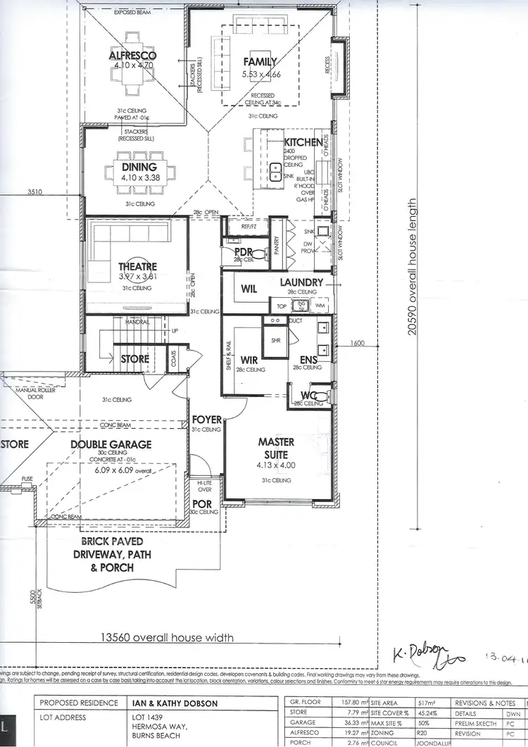 Floorplan of Homely house listing, 5 Hermosa Way, Burns Beach WA 6028
