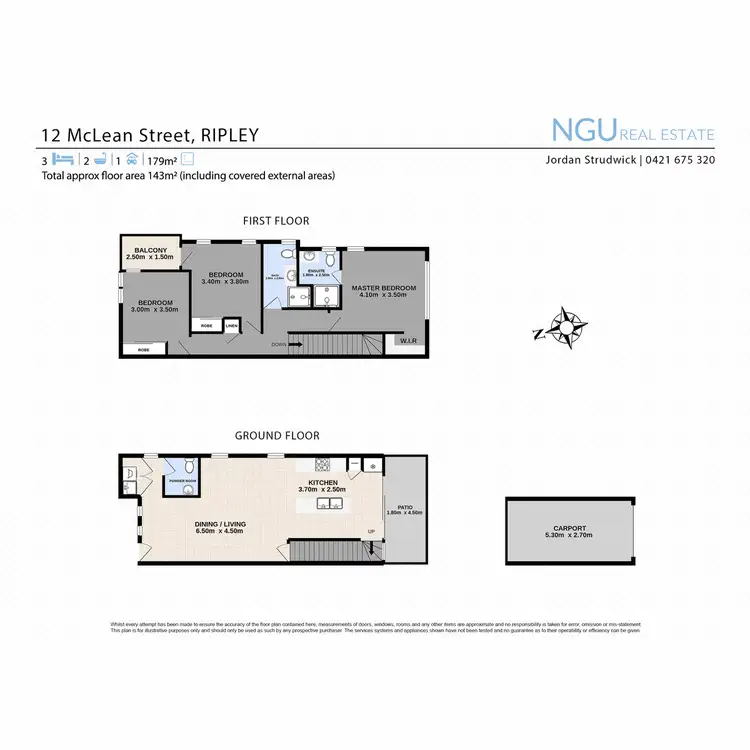 Floorplan of Homely townhouse listing, 12 McLean Street, Ripley QLD 4306