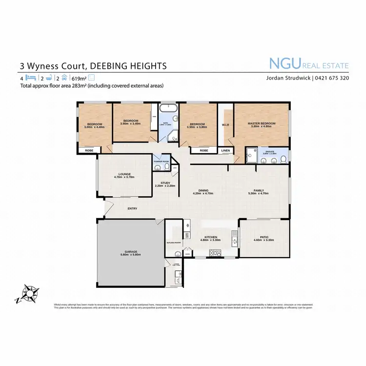 Floorplan of Homely house listing, 3 Wyness Court, Deebing Heights QLD 4306