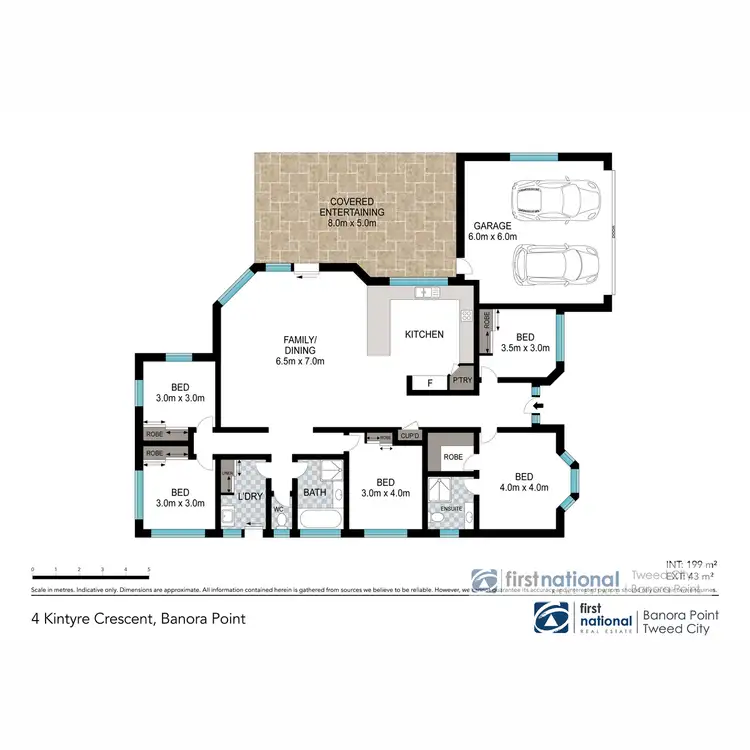 Floorplan of Homely house listing, 4 Kintyre Crescent, Banora Point NSW 2486