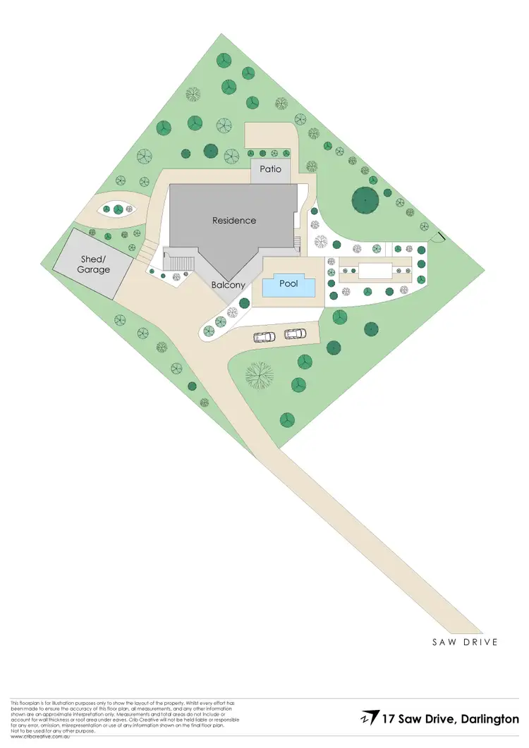 Floorplan of Homely house listing, 17 Saw Drive, Darlington WA 6070