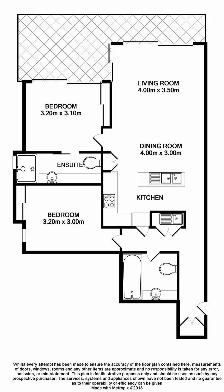 Floorplan of Homely apartment listing, 3013/3 Parkland Boulevard, Brisbane City QLD 4000