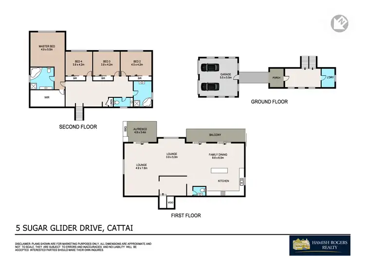Floorplan of Homely house listing, 5 Sugar Glider Drive, Cattai NSW 2756