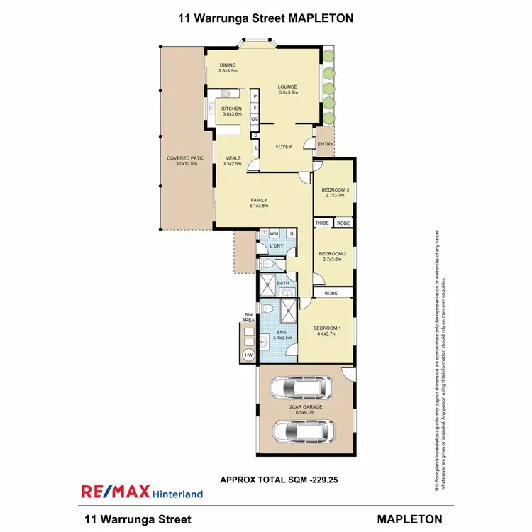 Floorplan of Homely house listing, 11 Warruga Street, Mapleton QLD 4560