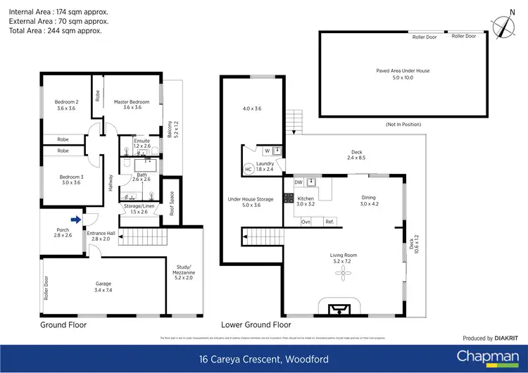 Floorplan of Homely house listing, 16 Careya Crescent, Woodford NSW 2778