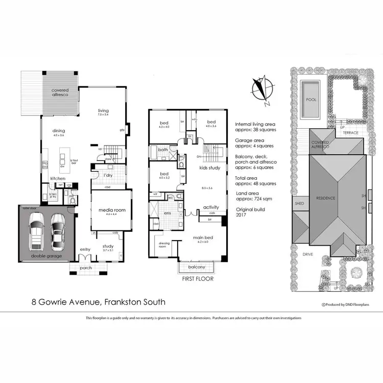 Floorplan of Homely house listing, 8 Gowrie Avenue, Frankston South VIC 3199