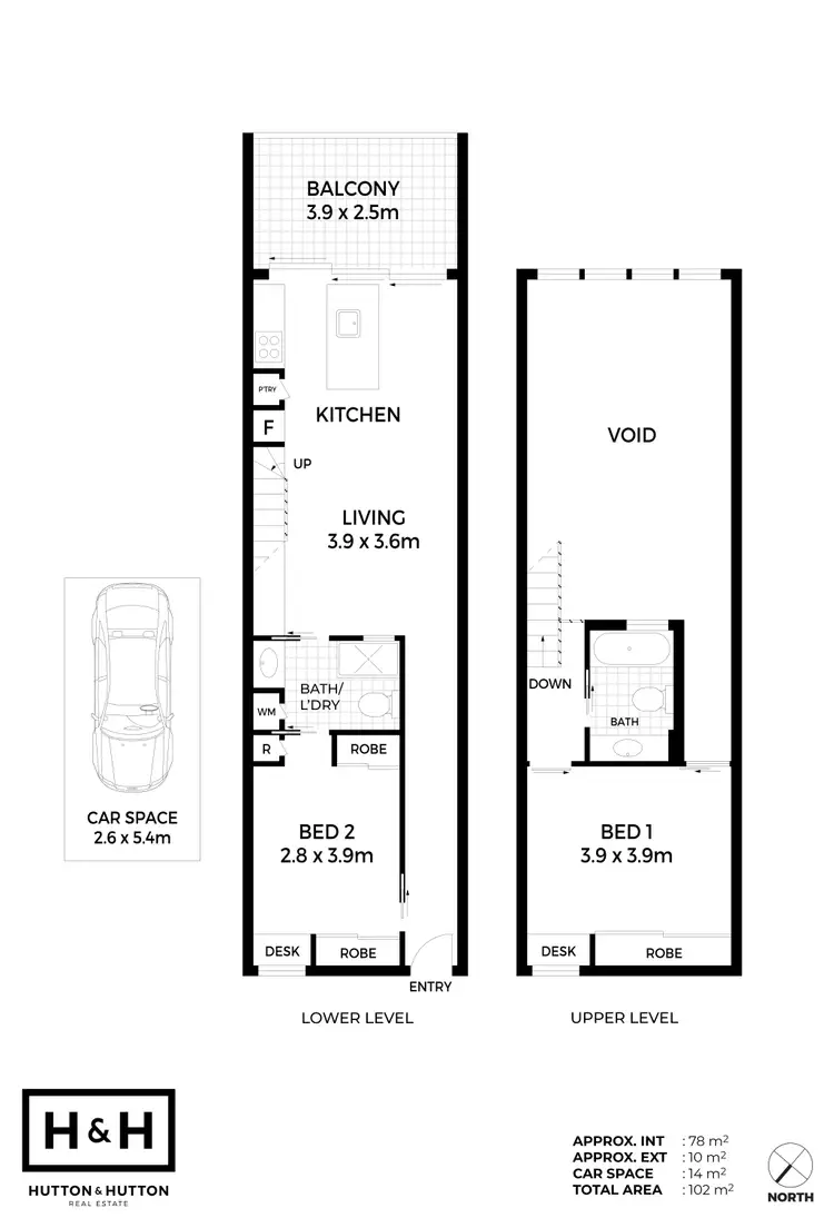Floorplan of Homely apartment listing, 305/41 Robertson Street, Fortitude Valley QLD 4006