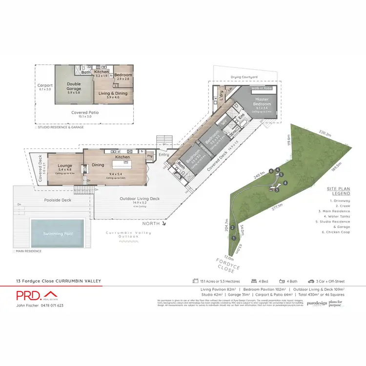 Floorplan of Homely house listing, 13 Fordyce Close, Currumbin Valley QLD 4223