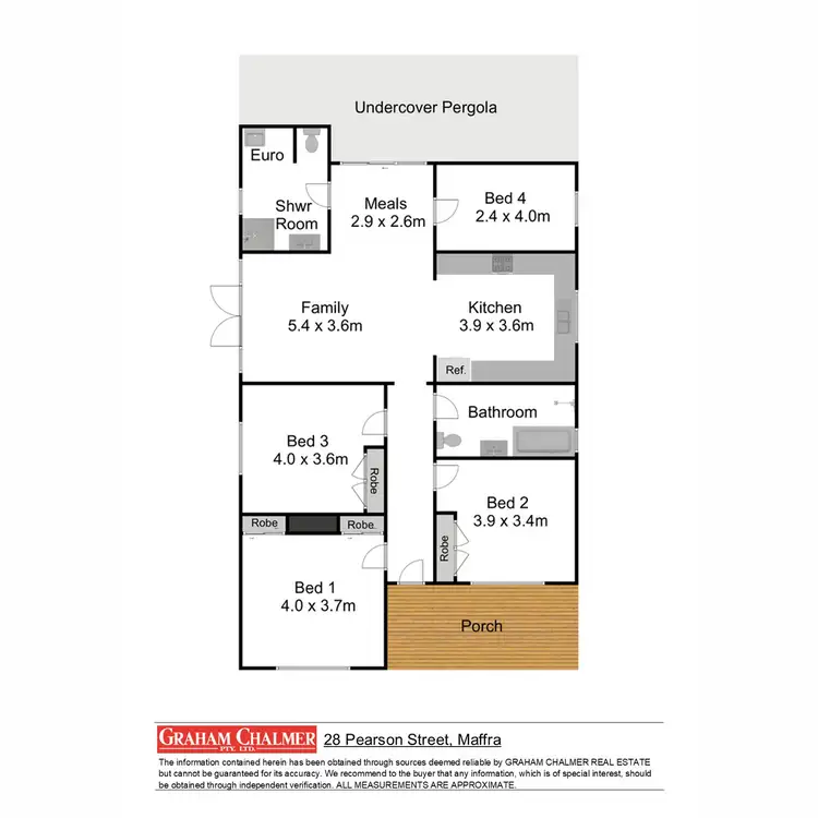 Floorplan of Homely house listing, 28 Pearson Street, Maffra VIC 3860