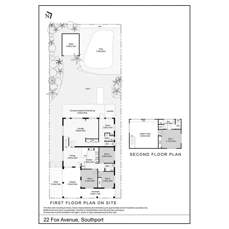 Floorplan of Homely house listing, 22 Fox Avenue, Southport QLD 4215