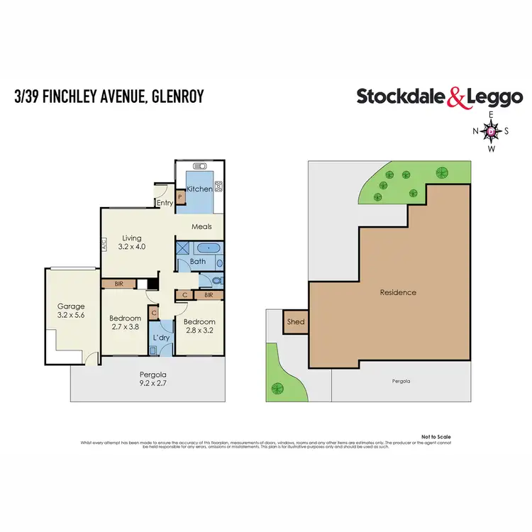 Floorplan of Homely unit listing, 3/39 Finchley Avenue, Glenroy VIC 3046