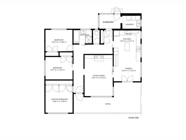 Floorplan of Homely house listing, 73 Charles Street, Wodonga VIC 3690