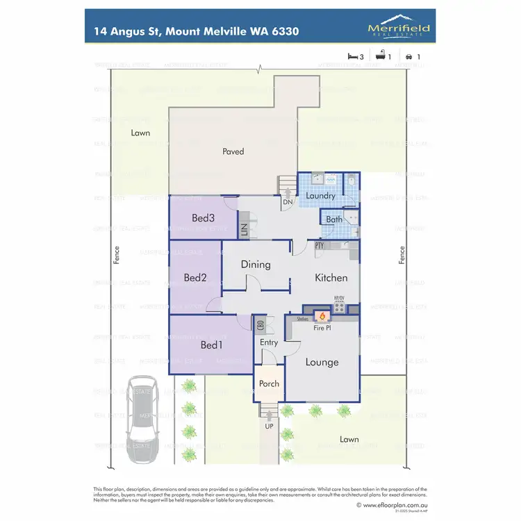 Floorplan of Homely house listing, 14 Angus Street, Mount Melville WA 6330
