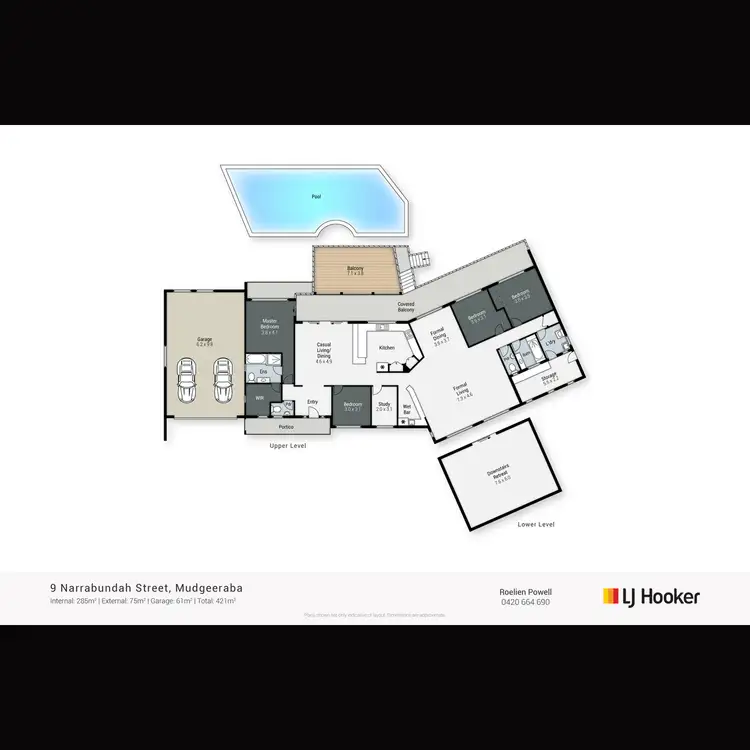 Floorplan of Homely house listing, 9 Narrabundah Street, Mudgeeraba QLD 4213
