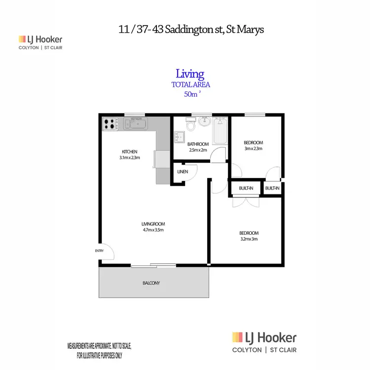Floorplan of Homely apartment listing, 11/37 - 43 Saddington Street, St Marys NSW 2760
