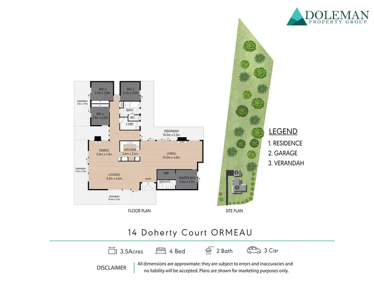 Floorplan of Homely house listing, 14 Doherty Court, Ormeau QLD 4208