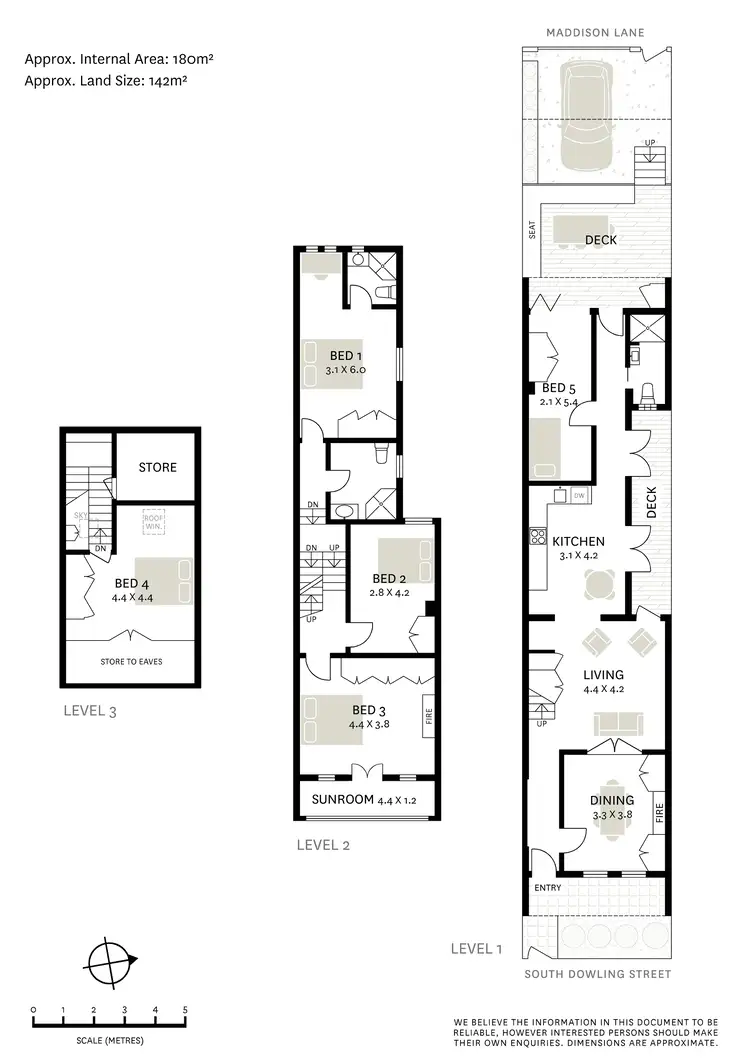 Floorplan of Homely terrace listing, 757 South Dowling Street, Redfern NSW 2016