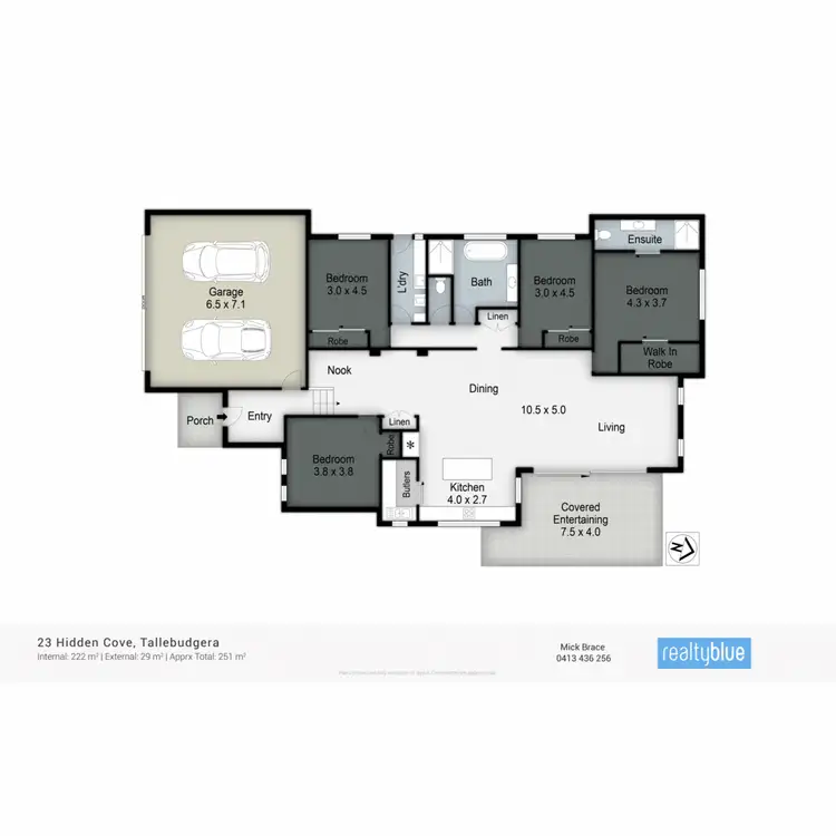 Floorplan of Homely house listing, 23 Hidden Cove, Tallebudgera QLD 4228