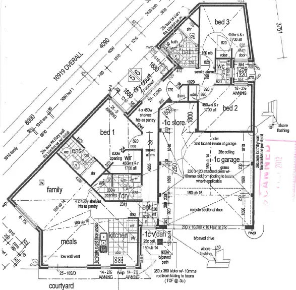 Floorplan of Homely villa listing, 35B Modena Place, Balga WA 6061