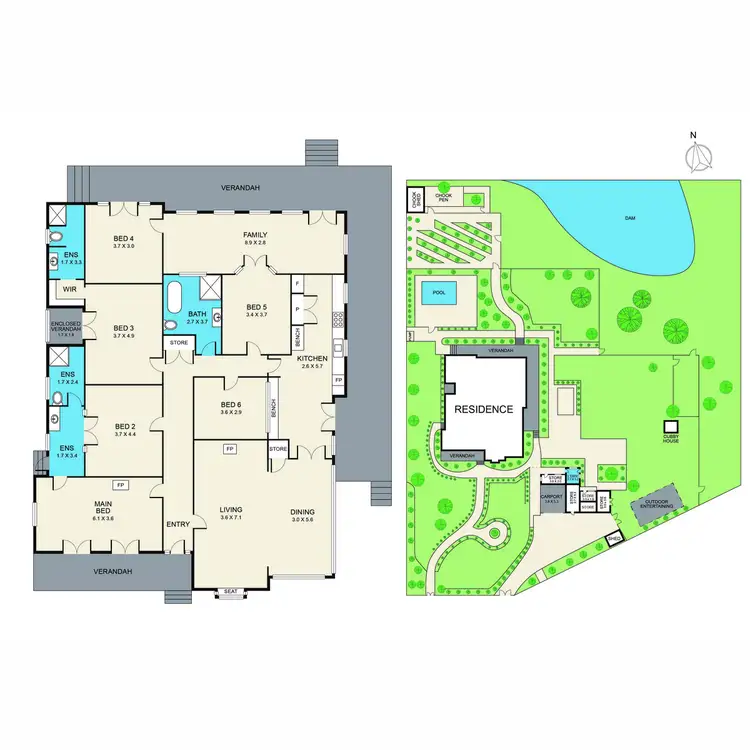 Floorplan of Homely rural property listing, 8 Owens Avenue, Millfield NSW 2325