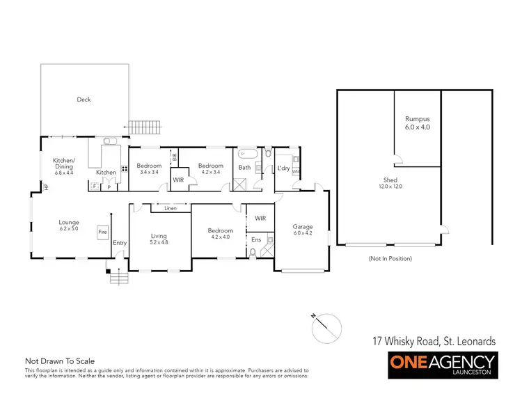 Floorplan of Homely house listing, 17 Whisky Road, St Leonards TAS 7250