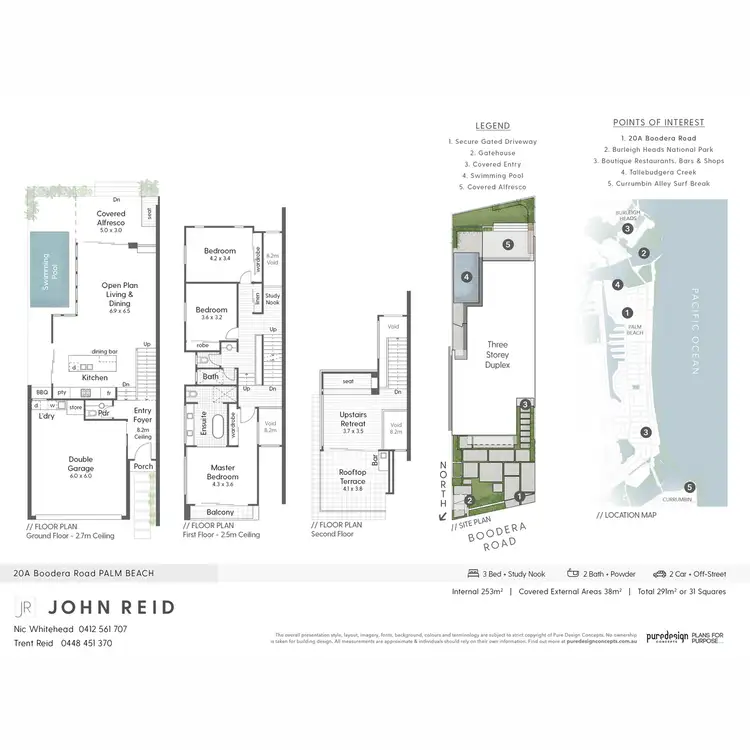 Floorplan of Homely villa listing, 20A Boodera Road, Palm Beach QLD 4221