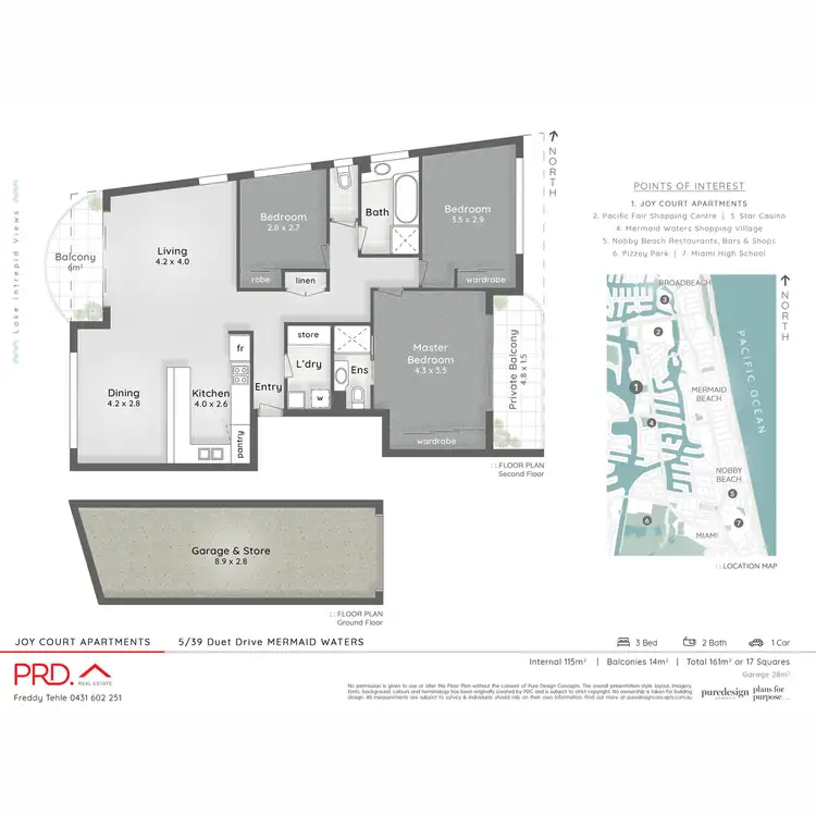 Floorplan of Homely unit listing, 5/39 Duet Drive, Mermaid Waters QLD 4218