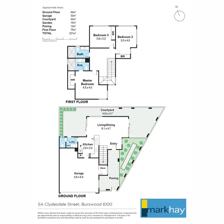 Floorplan of Homely house listing, 5A Clydesdale Street, Burswood WA 6100