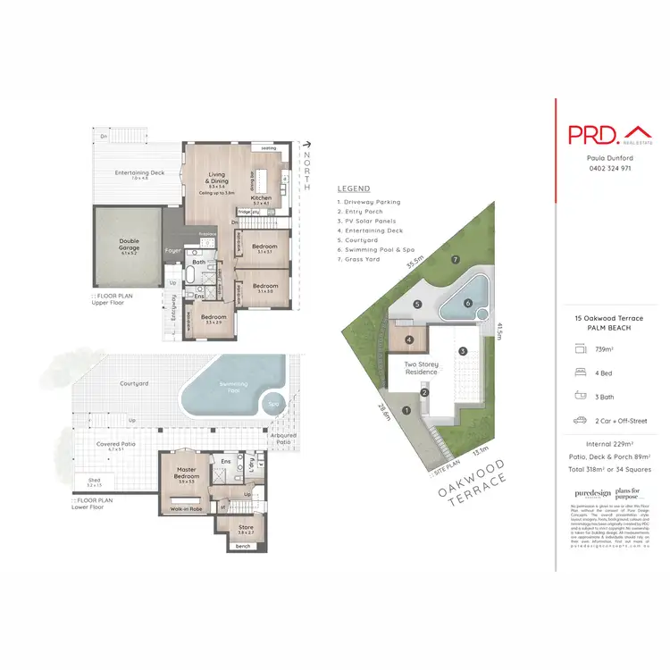 Floorplan of Homely house listing, 15 Oakwood Terrace, Palm Beach QLD 4221
