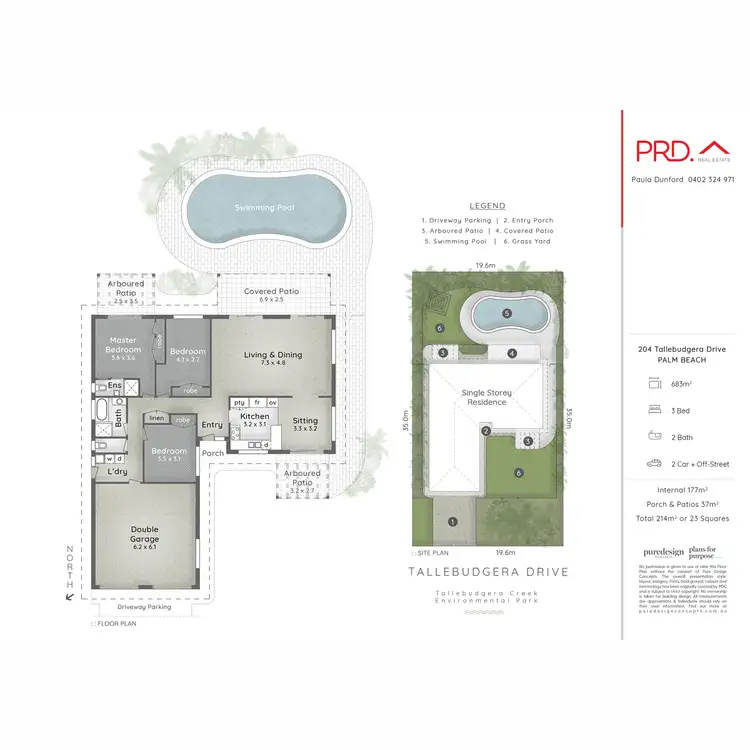 Floorplan of Homely house listing, 204 Tallebudgera Drive, Palm Beach QLD 4221